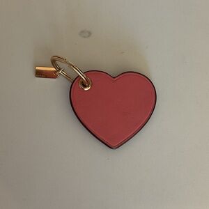 Coach Heart Shaped Keychain or Bag Charm
